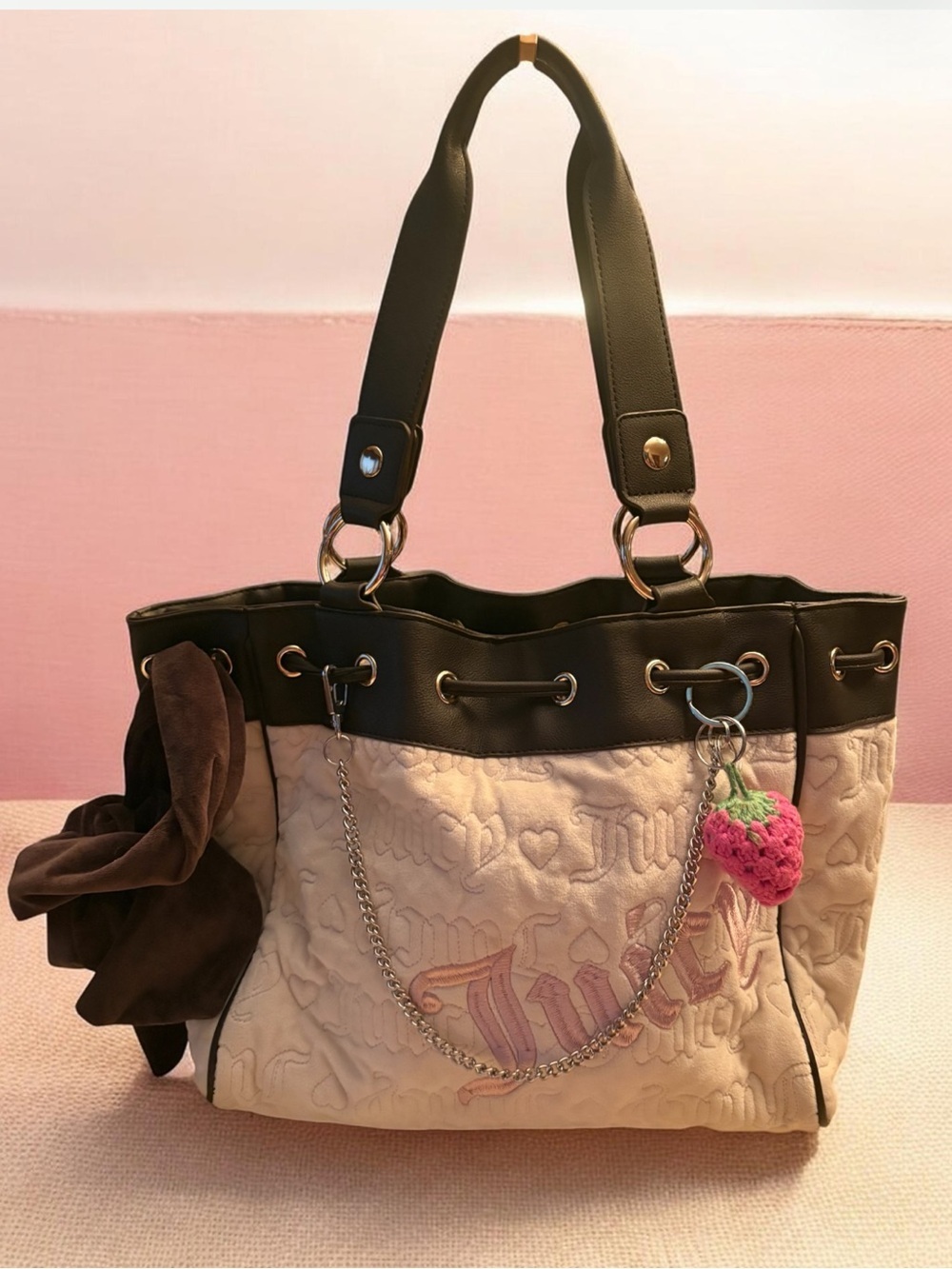 Juicy Couture 'Vintage Dreams' Daydreamer, in angel white and chocolate brown.